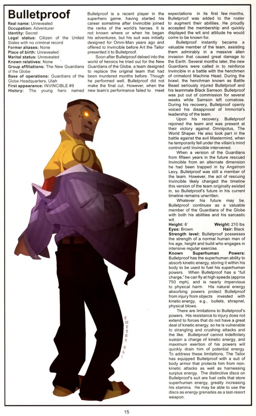 Kinetic Absorbtion-Bulletproof-Official Handbook of the Invincible Universe #1