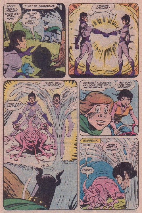 Liquefy (self)–Zan Wonder Twin-Super Friends V1 #7