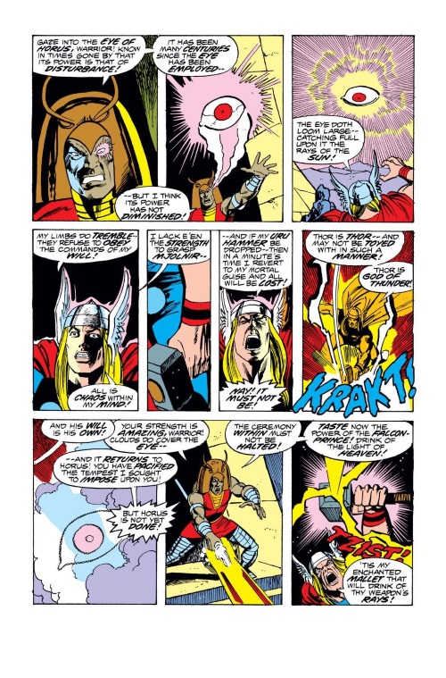 Magic Resistance-Thor resists Horus-Thor V1 #240