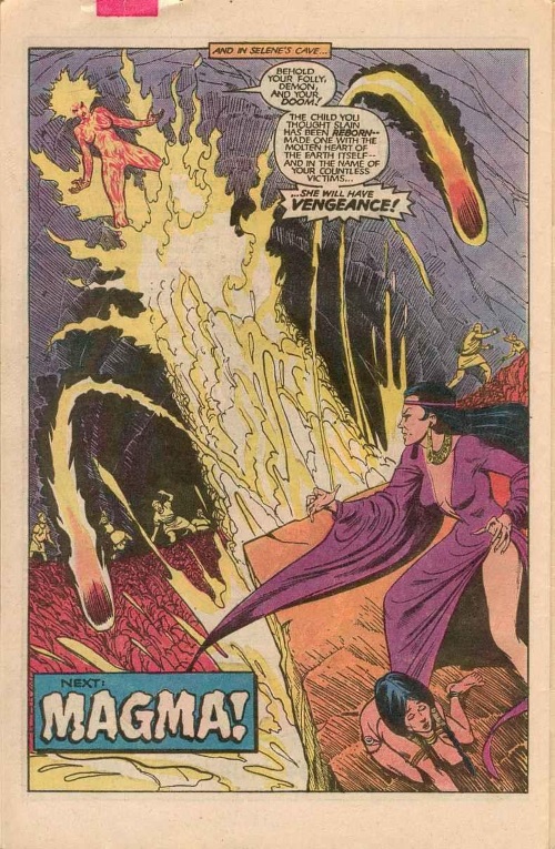 Magma Manipulation-Amara Aquilla-New Mutants V1 #10
