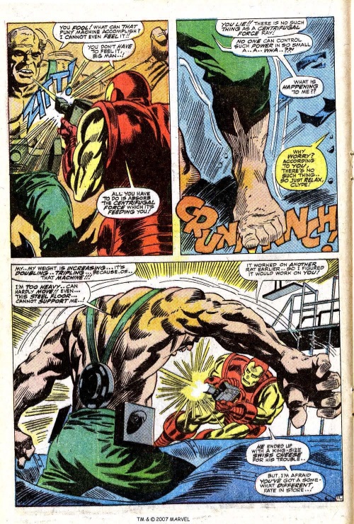 Mass Manipulation-Iron Man vs Crusher-Tales of Suspense #91-16