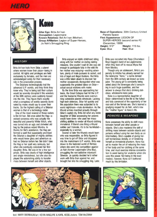 Mass Manipulation-Kono-Who's Who in the DC Universe #1