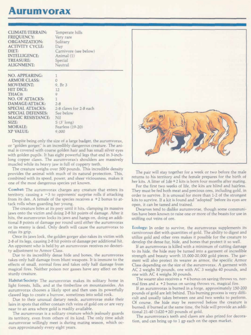 matter-ingestion-aurumkvorax-tsr-2140a-monstrous-manual
