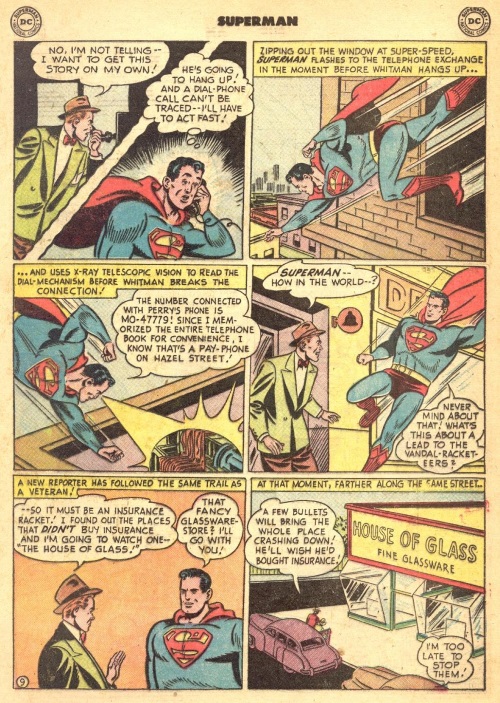 Memory Enhanced –Superman memorizes phone book-Superman V1 #72