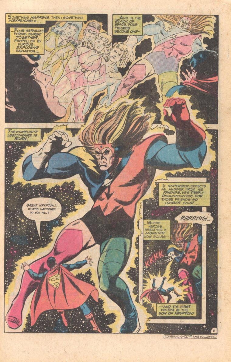 Merging (humanoids)-Composite Legionnaire-Legion of Super-Heroes V1 #234