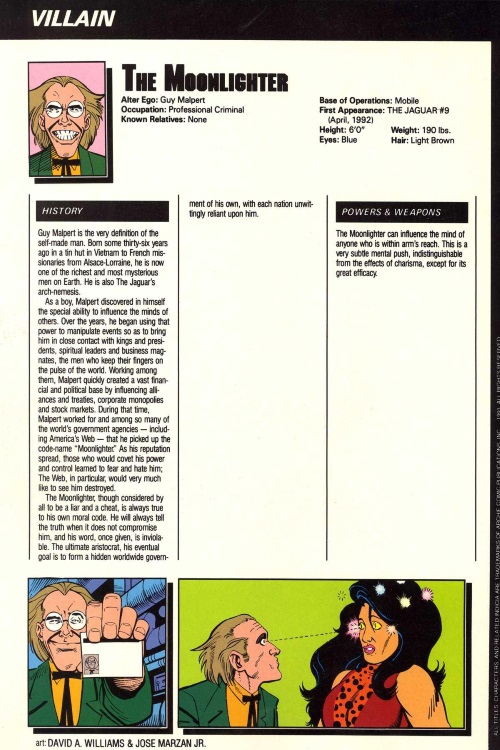 Mind Control (emotion)-The Moonlighter-Who's Who in the Impact Universe #1