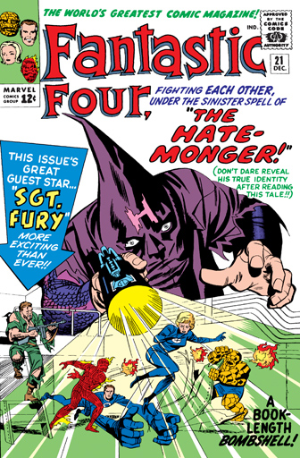 Mind Control (hate)–Hate Monger-Fantastic Four V1 #21