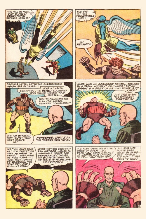 Mind control resistance–Juggernaut-Uncanny X-Men V1 #13-20