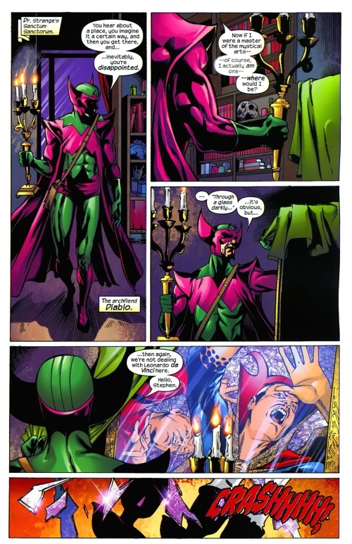 Mirror Manipulation-Dr. Strange-Marvel Knights 4 #27