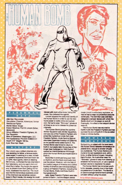 Molecular Combustion (object)-Human Bomb-DC Who's Who V1 #10