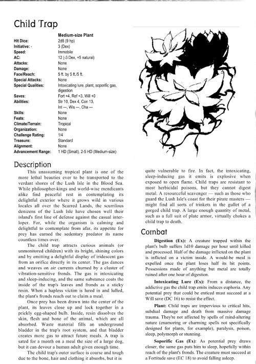 plant-mimicry-child-trap-creature-collection-i