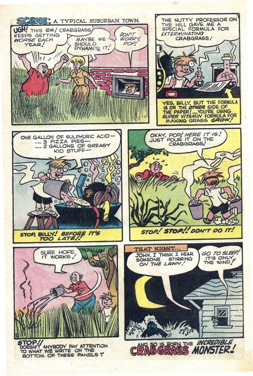 plant-mimicry-crabgrass-monster-archies-madhouse-37-1964-13