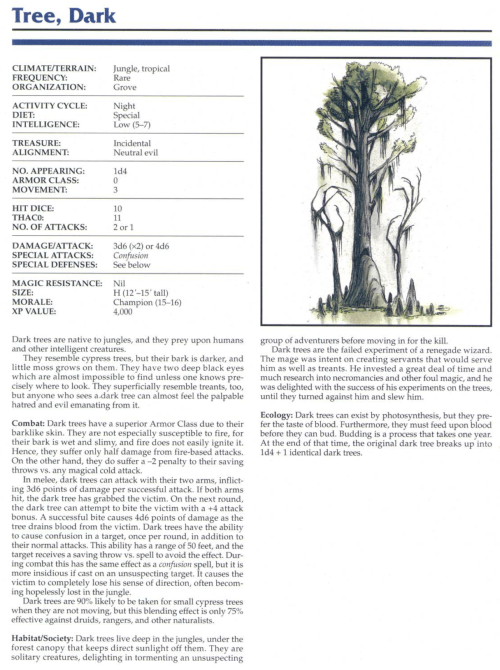 plant-mimicry-dark-tree-tsr-2145-monstrous-compendium-annual-volume-1