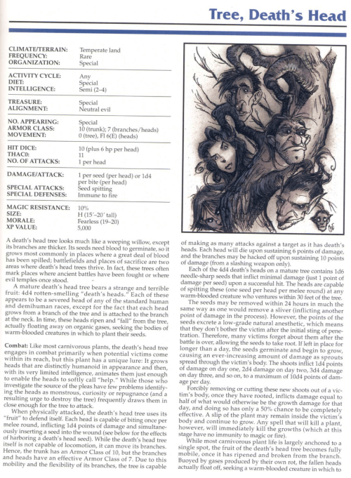 plant-mimicry-death-heads-tree-tsr-2145-monstrous-compendium-annual-volume-1