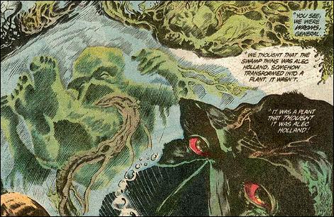 Plant Mimicry– Swamp Thing-The Saga of the Swamp Thing #21 (DC)