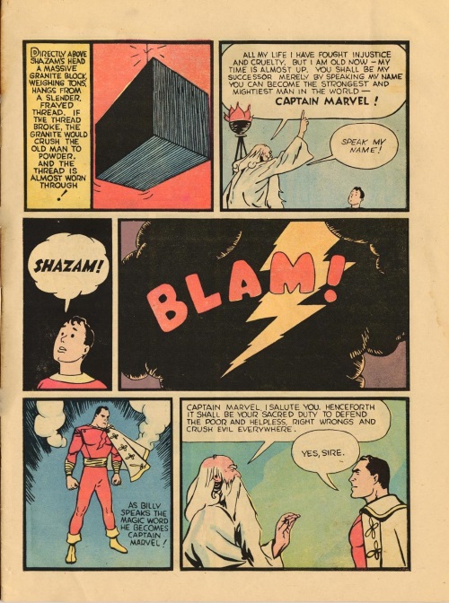 Power Bestowal (persons)-Captain Marvel - Whiz Comics #2 (1940)-7