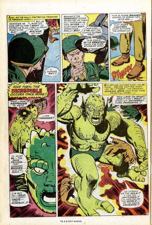Power Bestowal (persons)–Gamma-Abomination-Tales to Astonish V1 #90