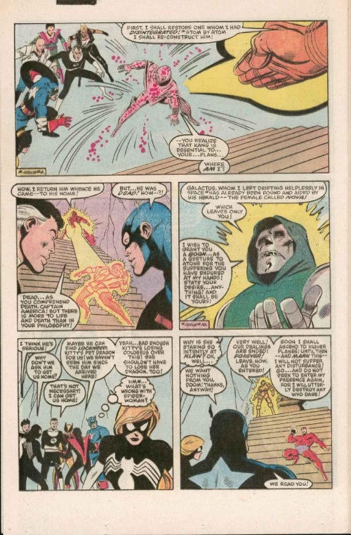 Resurrection (others)–Doctor Doom-Secret Wars I #11 (Marvel)