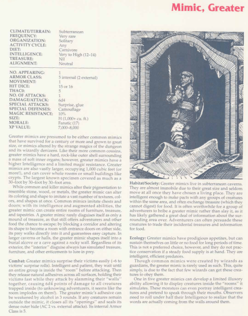 shape-shifting-greater-mimic-tsr-2158-monstrous-compendium-annual-volume-2