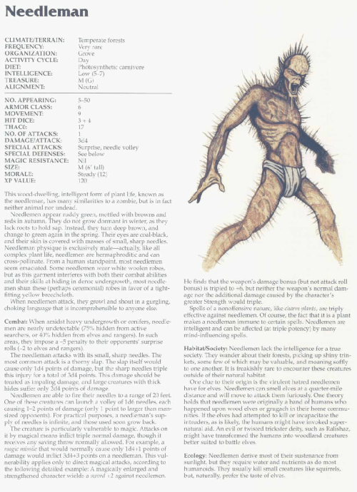 spike-protrusion-needleman-tsr-2166-monstrous-compendium-annual-volume-3