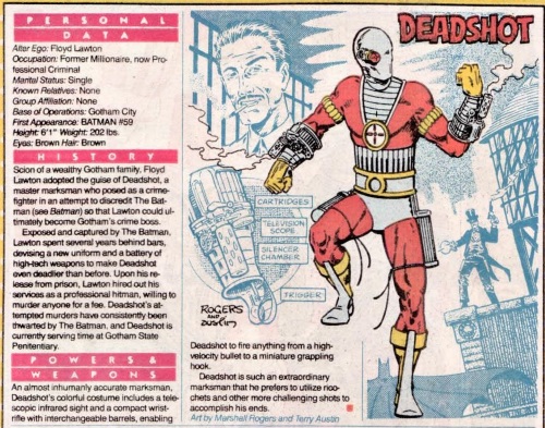 Superhuman Accuracy-Deadshot-DC Who's Who V1 #6
