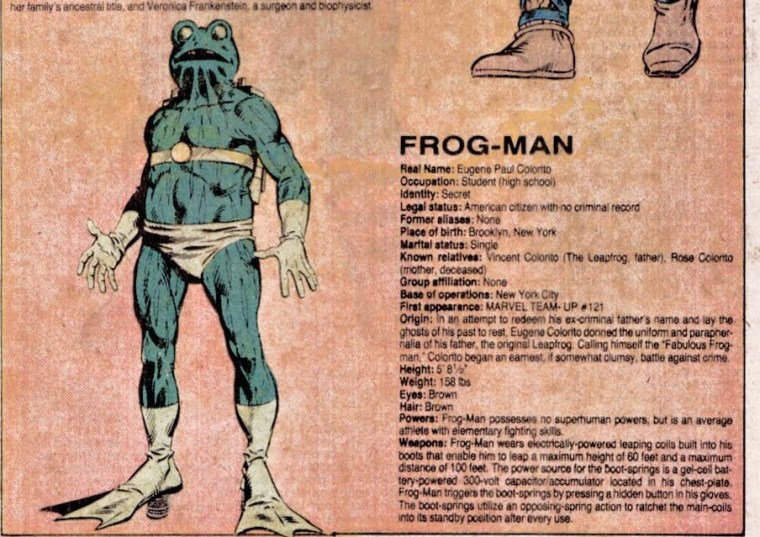 superhuman-leaping-frog-man-official-handbook-of-the-marvel-universe-v1-4
