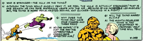 Superhuman Leaping–Hulk-Annual Fantastic Four #1 (1963)