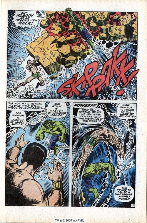 Superhuman Swimming-Incredible Hulk V1 #118-17