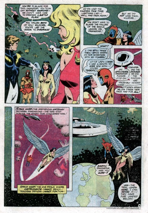 Superhuman Tracking–Dawnstar-Superboy and the Legion of Super-Heroes #226