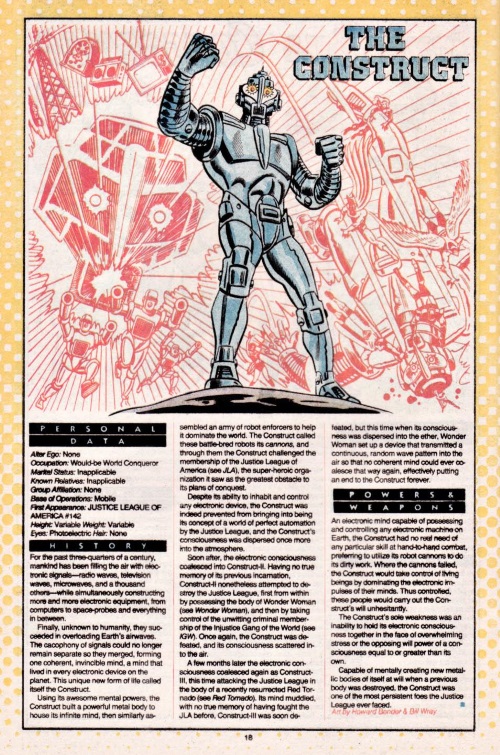 Technomimicry-The Construct-Who's Who #5 (DC)