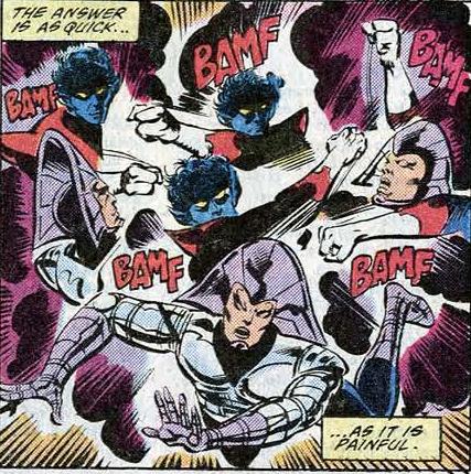 Teleportation (self)–Nightcrawler (Marvel)