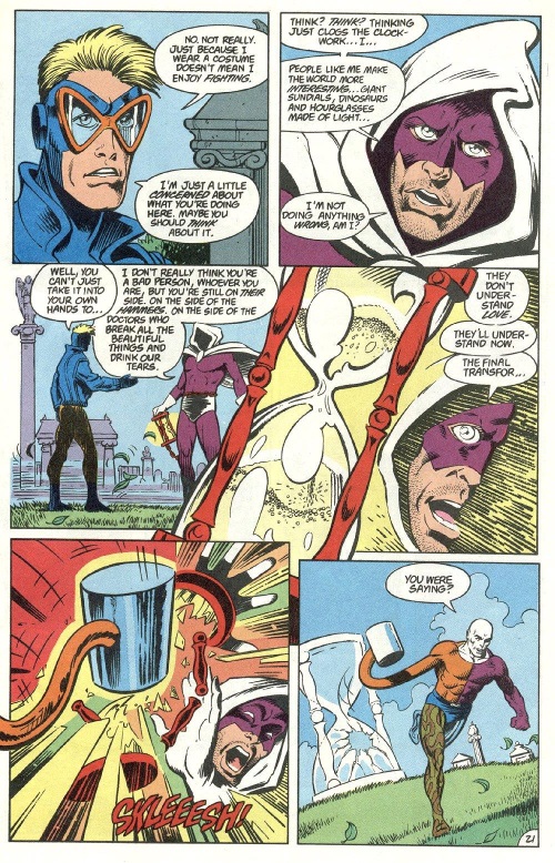 Time Travel (others)–Time Commander-Animal Man V1 #16