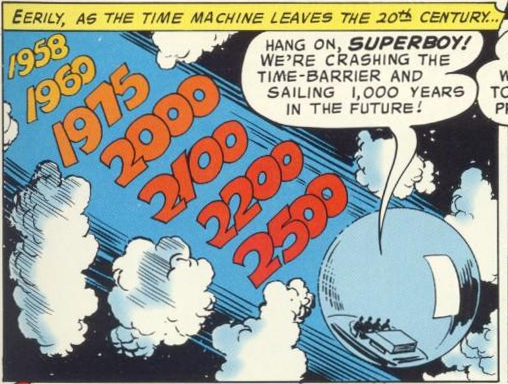 Time Travel (self)-device-Legion of Superheroes-Time Bubble (DC)