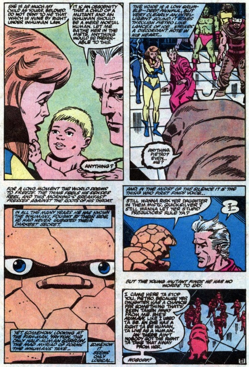 Transmutation (animal)-Lockjaw is human-The Thing V1 #3 (Marvel)