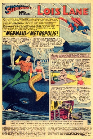 Transmutation (animal)-Lois Lane turned into mermaid-Lois Lane V1 #12