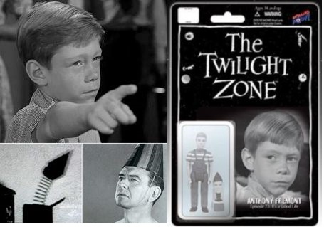Transmutation (object)-Twilight Zone-Man turned into Jack in the Box-It's a Good Life