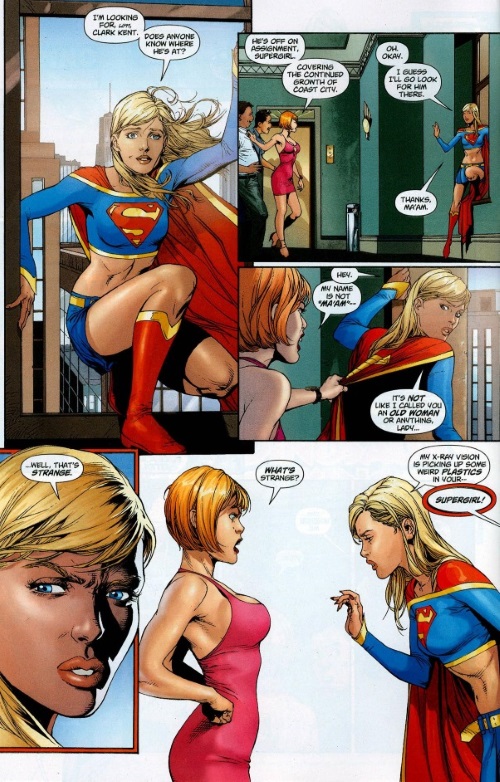 Vision (X-Ray)-Supergirl Plastic-Action Comics #868 (2008)