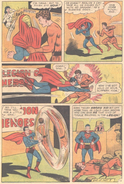 Weakness Detection-Karate Kid vs Superboy-Adventure Comics V1 #346-17