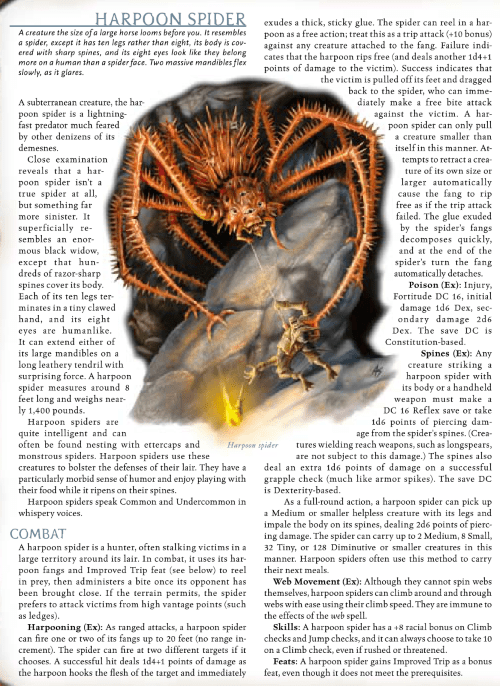 arachnid-mimicry-harpoon-spider-dd-3-5-monster-manual-iii