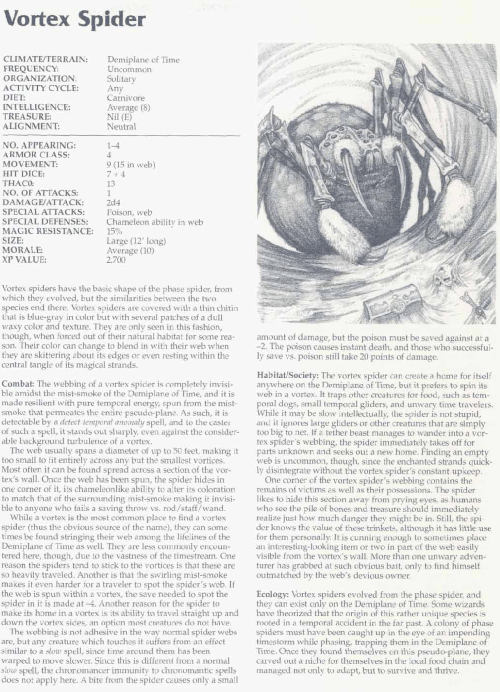 arachnid-mimicry-spider-vortex-tsr-2166-monstrous-compendium-annual-volume-3