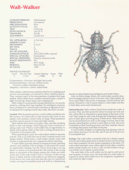 arachnid-mimicry-wall-walker-tsr-2158-monstrous-compendium-annual-volume-2