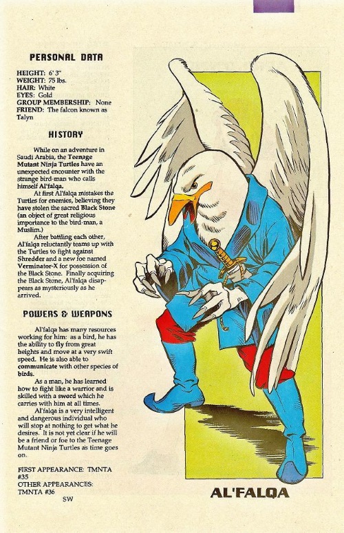 Avian Mimicry-Al'Falqa-TMNT Mutant Universe Sourcebook #1