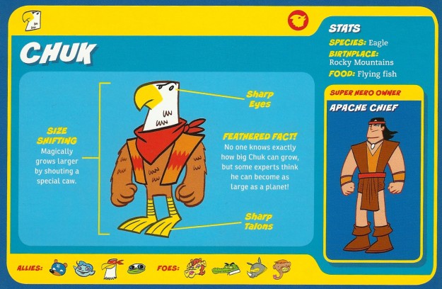Avian Mimicry-Chuk-Apache Chief-Capstone’s DC Super-Pets Character Encyclopedia