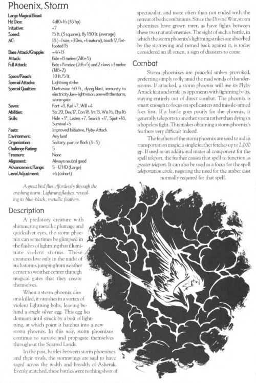 avian-mimicry-storm-phoenix-creature-collection-iii-savage-bestiary