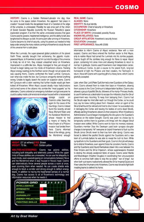 Canidae Mimicry-Cosmo-Marvel Pets Handbook #01