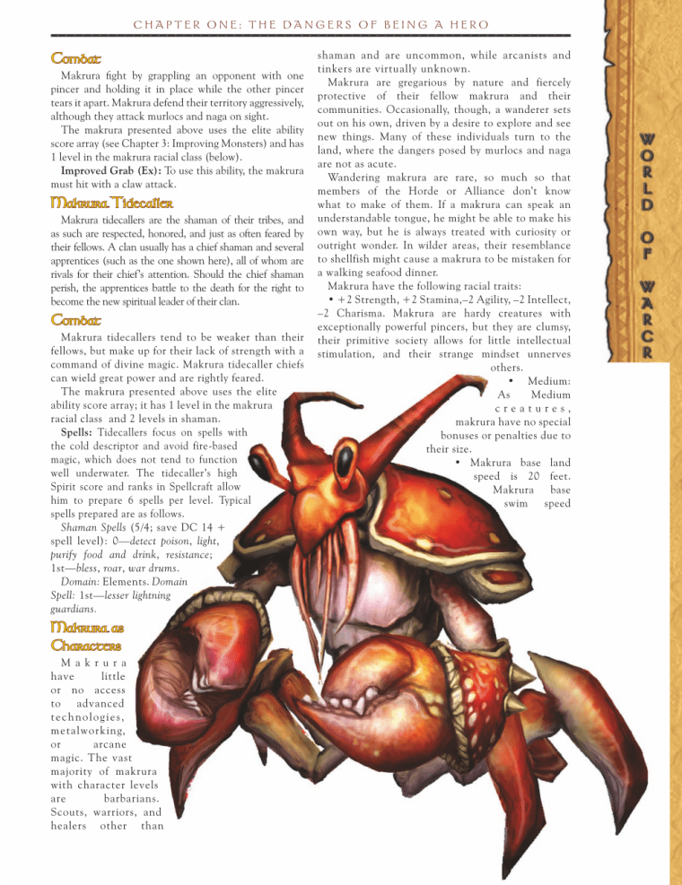 Crustacean Mimicry-Makrura-World of Warcraft Monster Guide