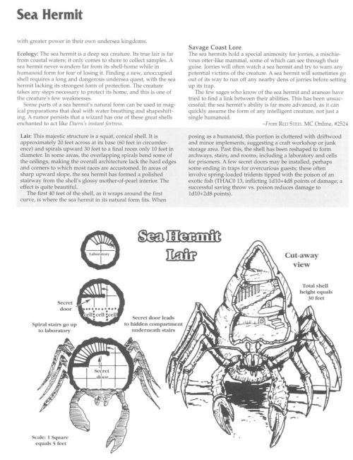 crustacean-mimicry-sea-hermit-tsr-2173-monstrous-compendium-annual-volume-4