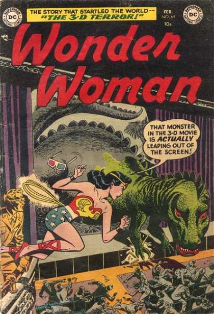 Dinosaur Mimicry-OS-Wonder Woman V1 #64