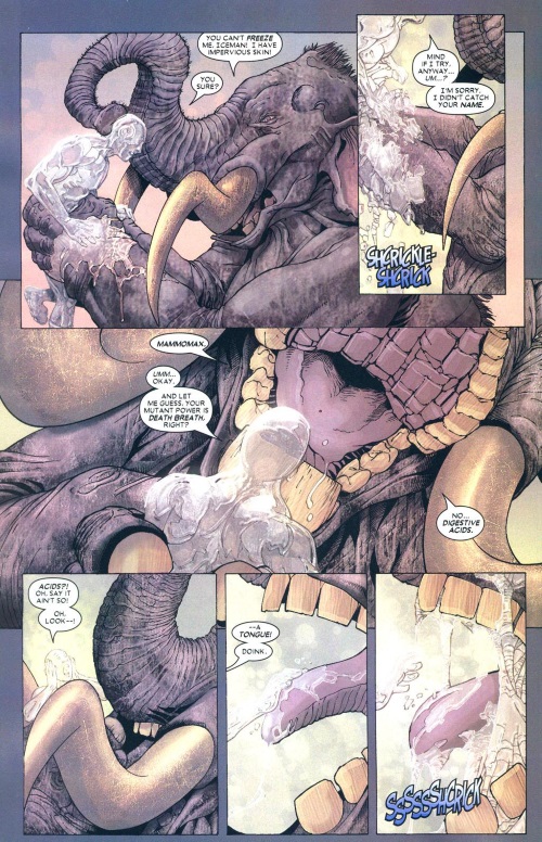 Elephantidae Mimicry-Mammomax-X-Men V2 #161