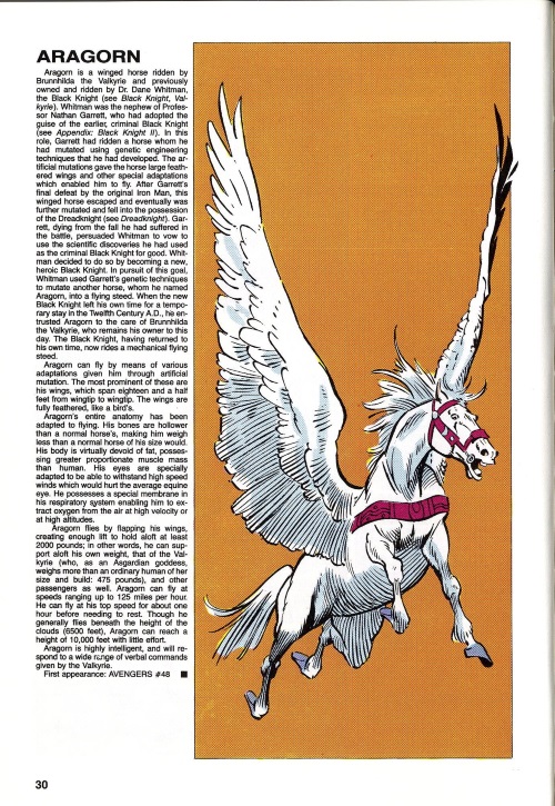 Equus Mimicry-Aragon-Official Handbook of the Marvel Universe V2 #1